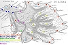 Map of the walls of Rome -  see them past and present