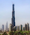 The Tallest Building in </B><BR>the World: Burj Dubai breaks record
