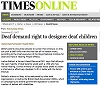 Deaf demand right to designer deaf children