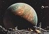 Terraforming art gallery - artist depictions on how planets would look after the process