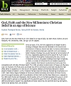 God, Faith and the New Millennium: Christian Belief in an Age of Science