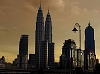The Petronas Towers - Kuala Lumpars dazzling duo