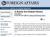 �A Battle For Global Values�: essay by Tony Blair, ex-British Prime Minister