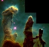 Spitzer telescope captures possible demise of Pillars of Creation: the Eagle Nebula